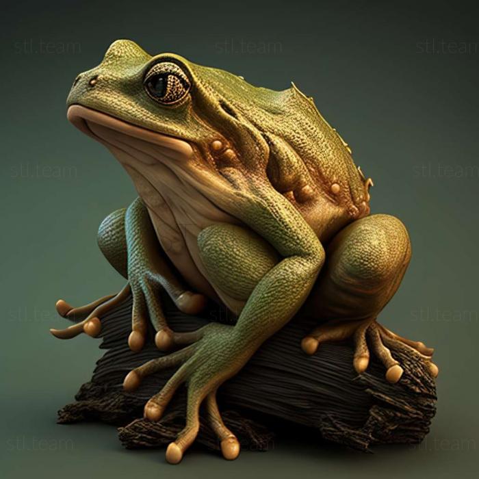 3d модель жаби